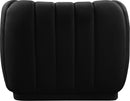 Dixie Black Velvet Chair