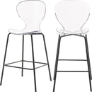 Clarion Matte Black Stool