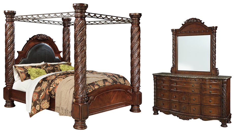 Ashley north shore king bedroom set sales
