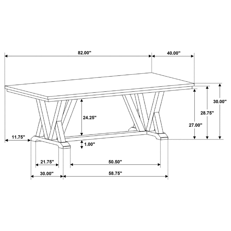 Cornelia 7 Pc Dining Set