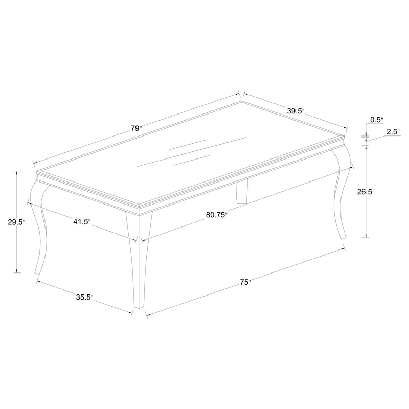 Carone 5 Pc Dining Sets