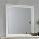 Sandy Beach Rectangular Dresser Mirror Cream White