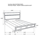 Miranda Panel Platform Storage Bed