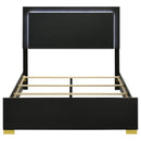 Marceline Panel Bed with LED Lighting
