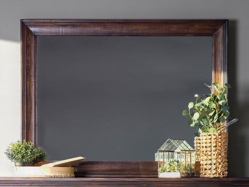 Avenue Rectangle Dresser Mirror Weathered Burnished Brown