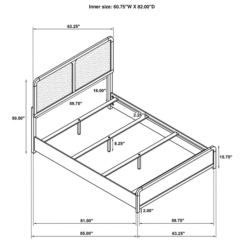 Cavelle 5 Pc Bedroom Set