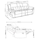 Bahrain Reclining Sofa