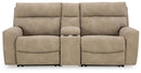 Next-Gen DuraPella Power Reclining Sectional Loveseat with Console
