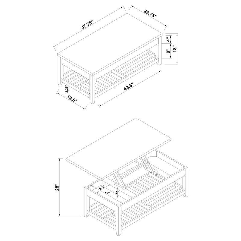 Cliffview Coffee Table