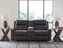 Mackmenville Reclining Loveseat with Console