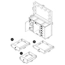 Acena Makeup Vanity Table with LED Mirror