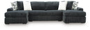 Midnight-Madness Sectional with Chaise