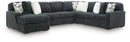 Midnight-Madness Sectional with Chaise