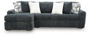 Midnight-Madness Sectional Sofa with Chaise