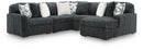 Midnight-Madness Sectional with Chaise