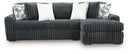 Midnight-Madness Sectional Sofa with Chaise