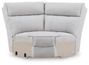 Social Pointe Reclining Sectional with Storage Consoles