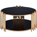 Acme Furniture Tanquin Coffee Table in Gold/Black 84490