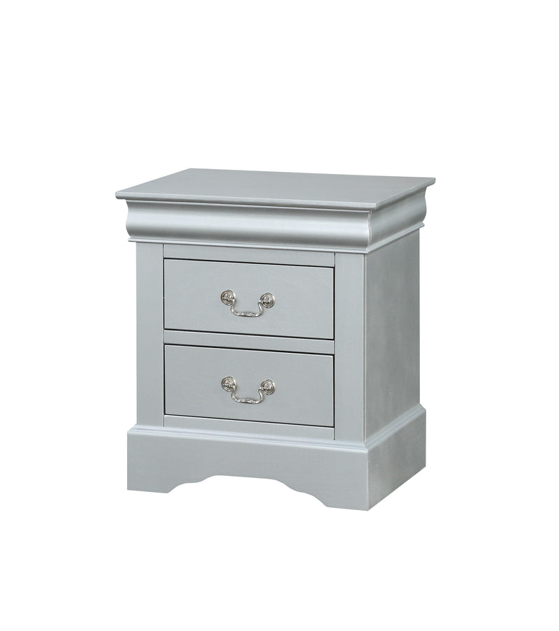 Louis Philippe III Platinum Nightstand image