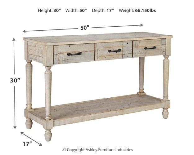 Shawnalore Sofa/Console Table