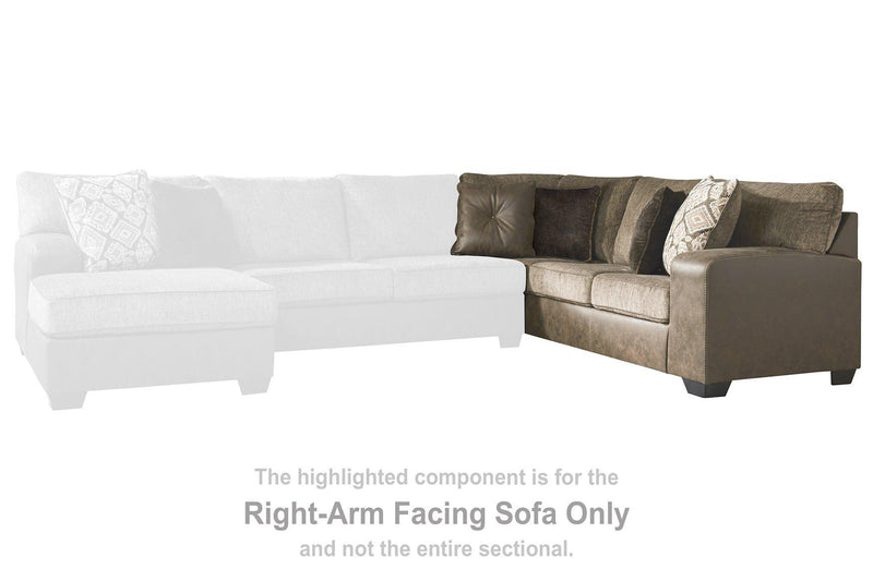 Abalone 3-Piece Sectional with Chaise