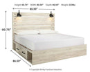 Cambeck Bed with 2 Storage Drawers