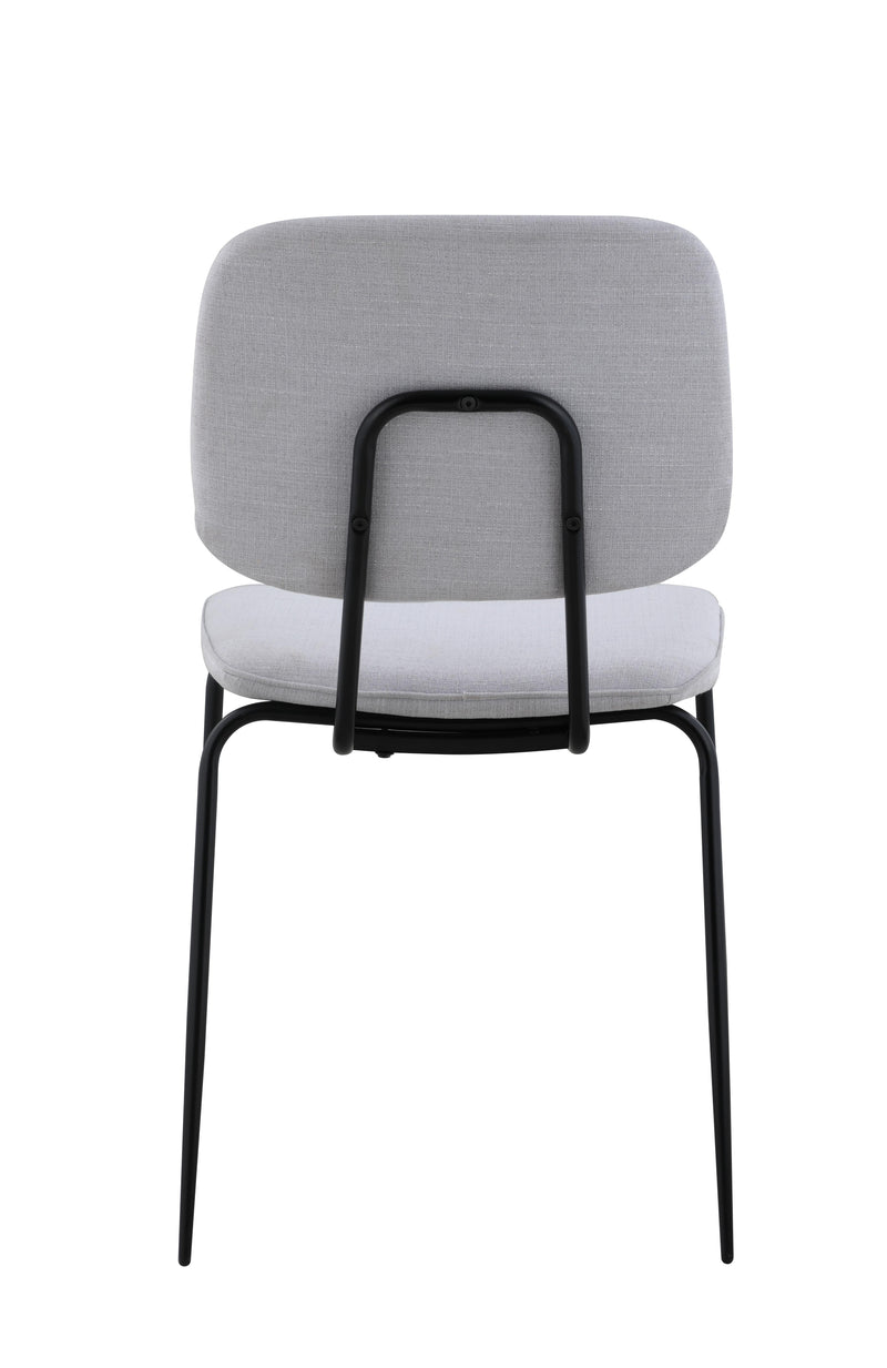 BERTHA Contemporary Side Chair w/ Diamond Stitch Backrest