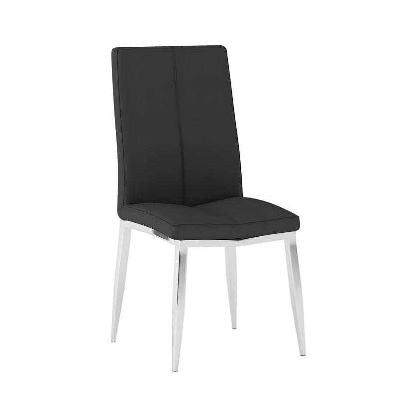 ABIGAIL Modern Curved-Back Upholstered Side Chair