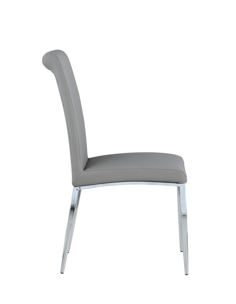 ALEXIS Contemporary Upholstered Cantilever Side Chair