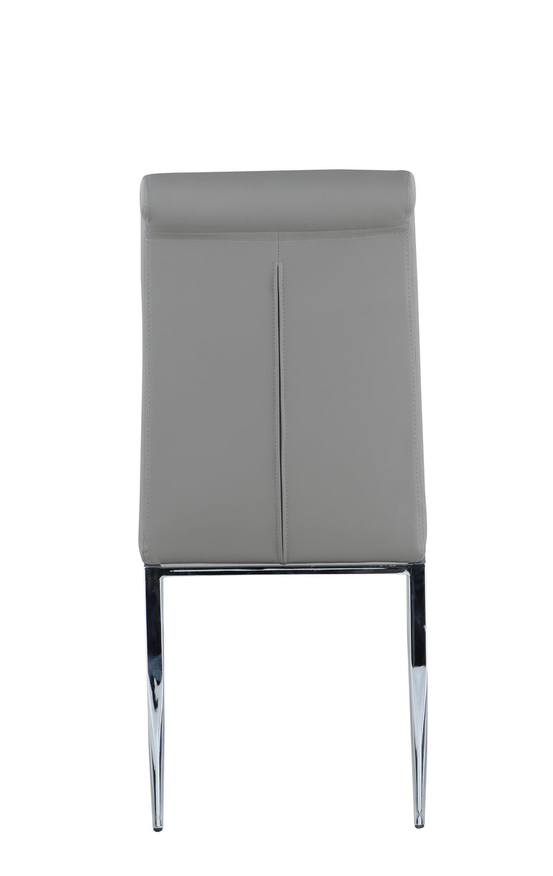 ALEXIS Contemporary Upholstered Cantilever Side Chair
