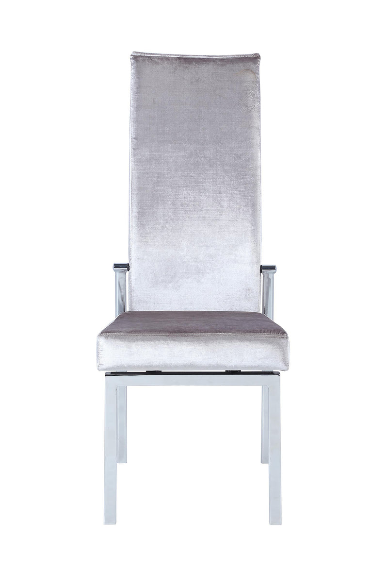 ANABEL-SC Contemporary Motion Back Side Chair w/ Chrome Frame