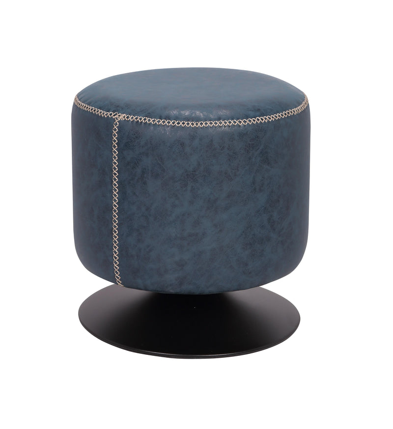 5035-OT Round Vintage Upholstered Ottoman image