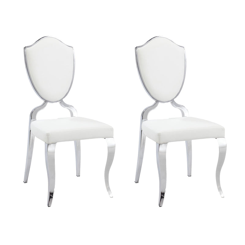 LETTY Shield-Back Side Chair with Cabriole Legs