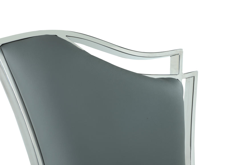 NADIA Contemporary Swivel Counter Stool w/ Design Back
