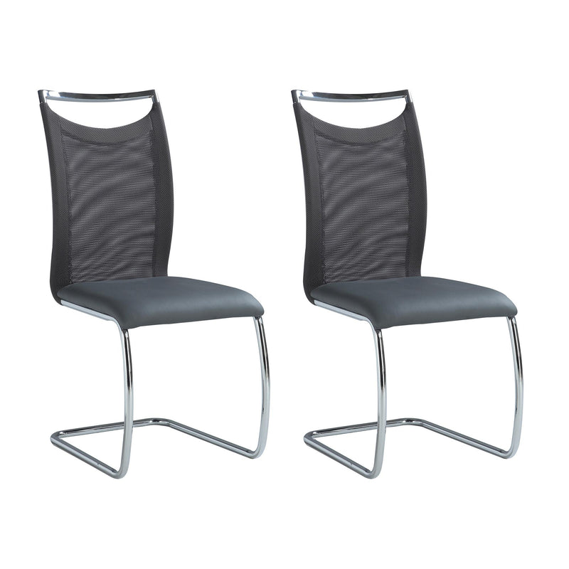 NADINE-SC Meshed Back Cantilever Side Chair