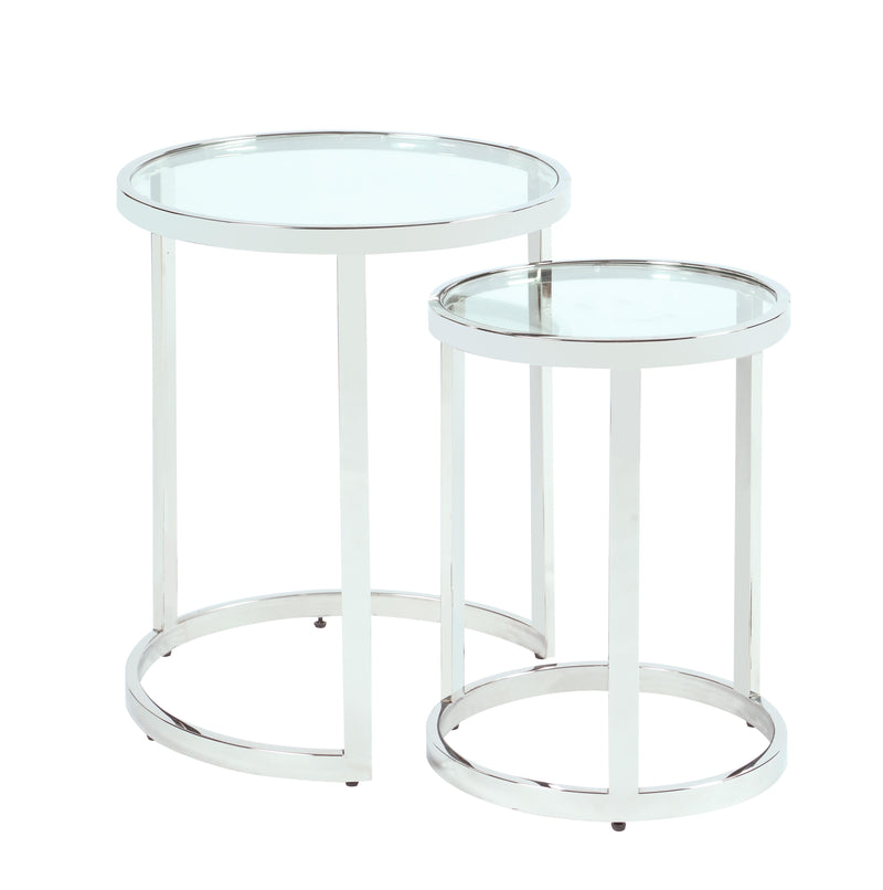 5509 Contemporary 2-In-1 Nesting Lamp Table Set