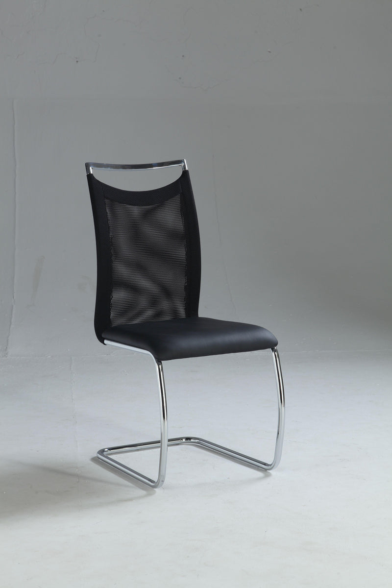 NADINE-SC Meshed Back Cantilever Side Chair