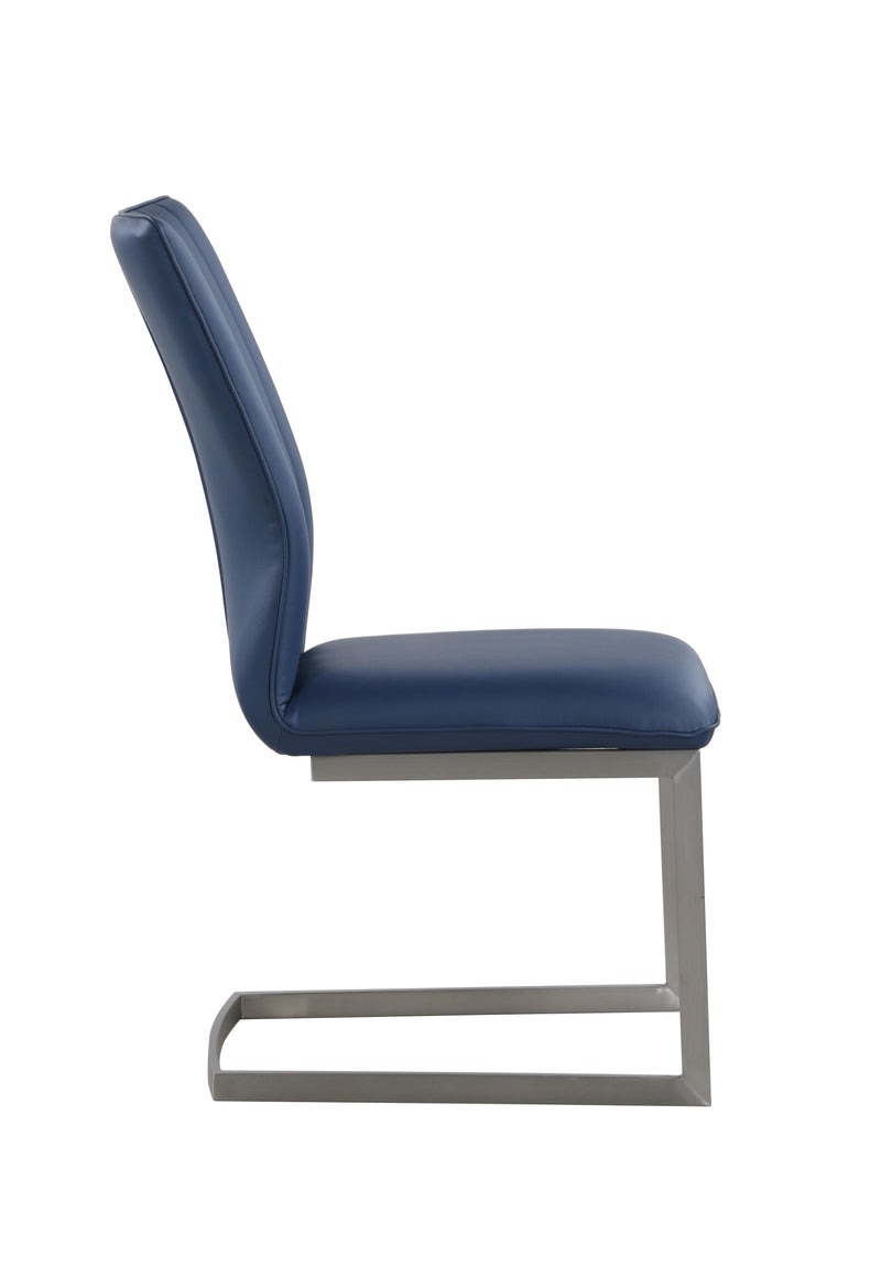 EILEEN-SC Contemporary Channel Back Cantilever Side Chair