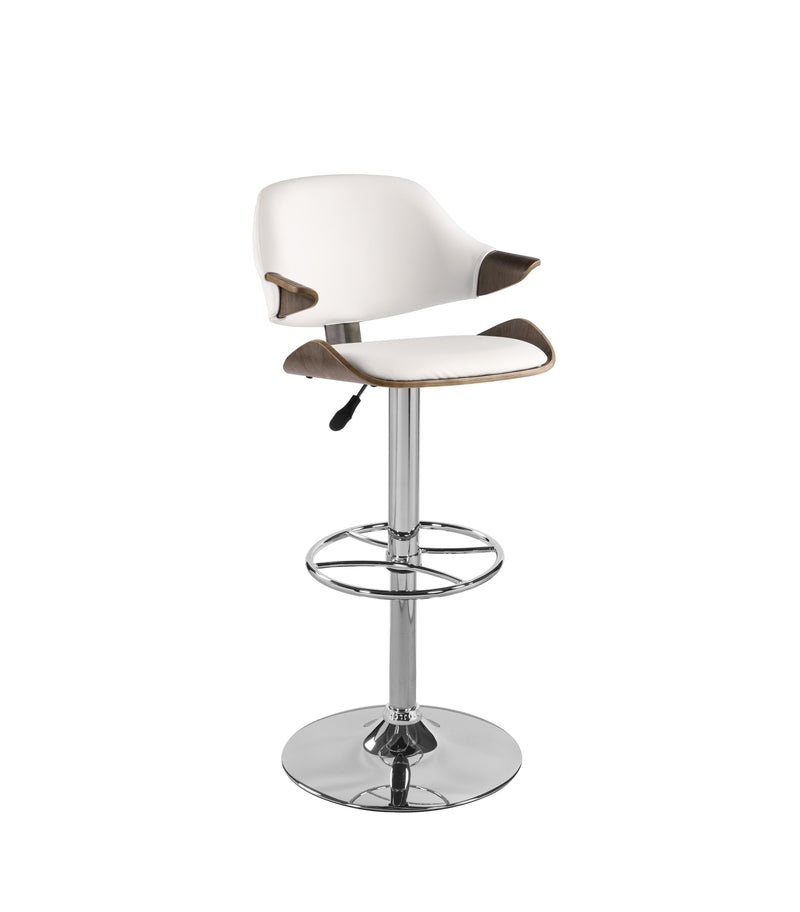 1320 Curved Back Pneumatic-Adjustable Stool