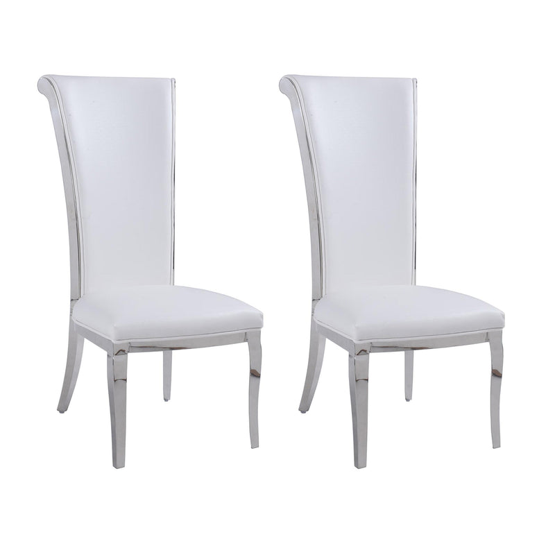 JOY Contemporary Tall Roll Back Side Chair
