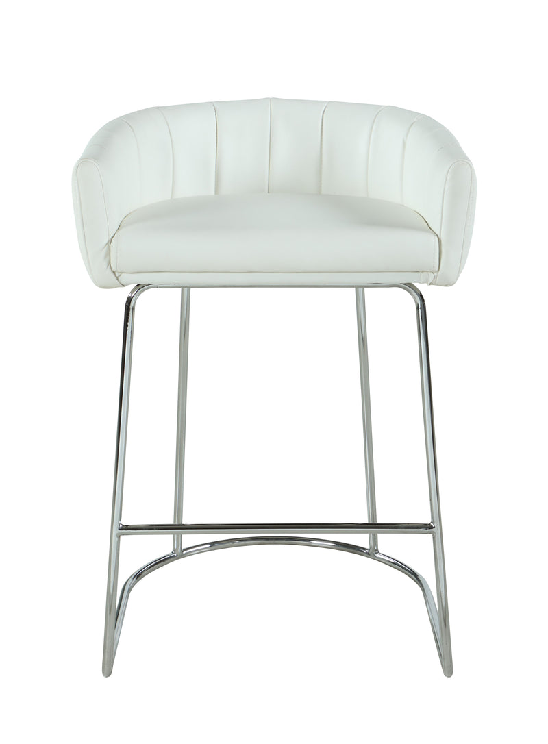 DENISE Contemporary Channel Back Counter Stool