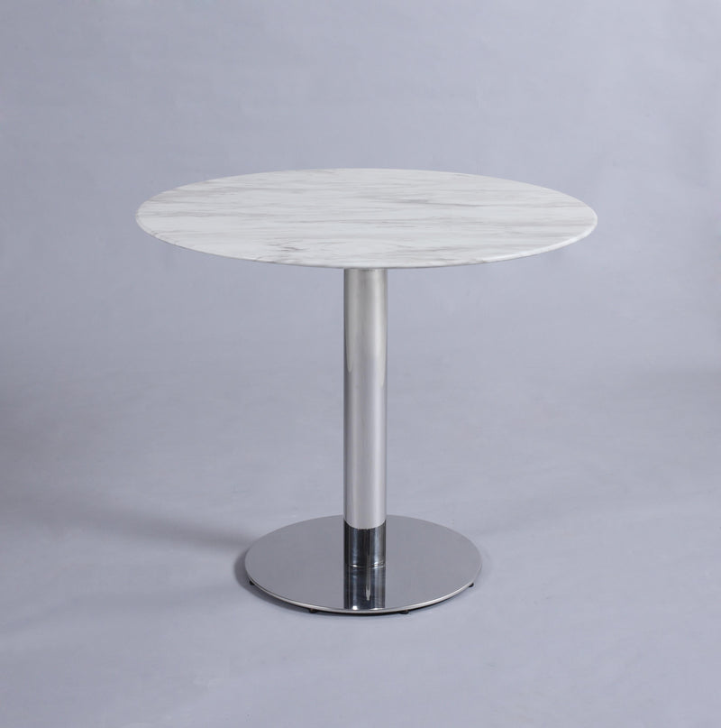 NOEMI Marble Top Bistro Table w/ Steel Base