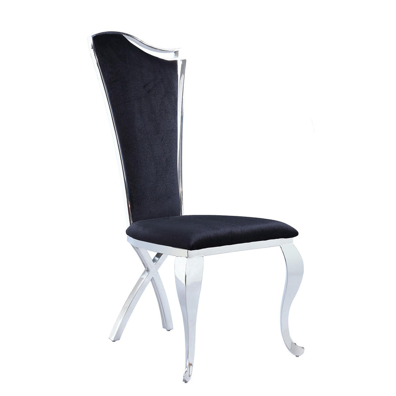 NADIA Contemporary Tall-Back Upholstered Side Chair