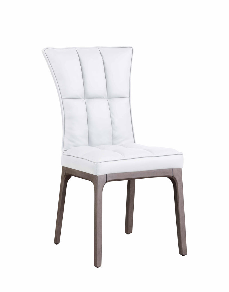 PEGGY-SC Modern Tufted Side Chair w/ Solid Wood Frame