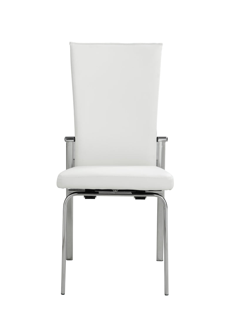 MOLLY Contemporary Motion-Back Side Chair w/ Chrome Frame