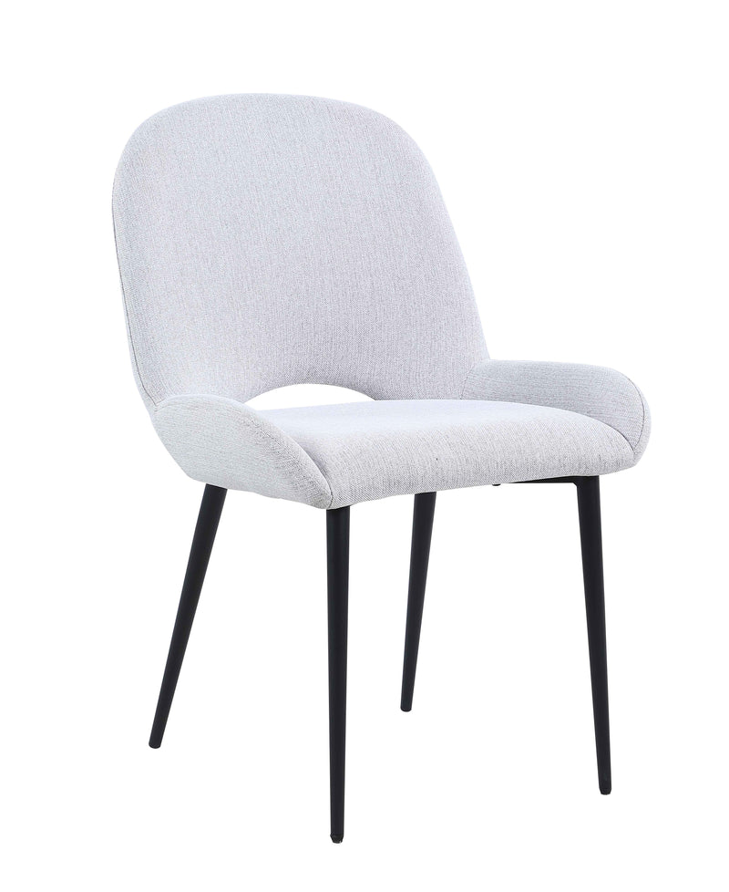 MARJORIE Contemporary Side Chair w/ Bucket Seat