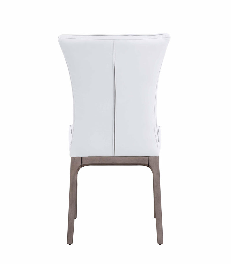 PEGGY-SC Modern Tufted Side Chair w/ Solid Wood Frame