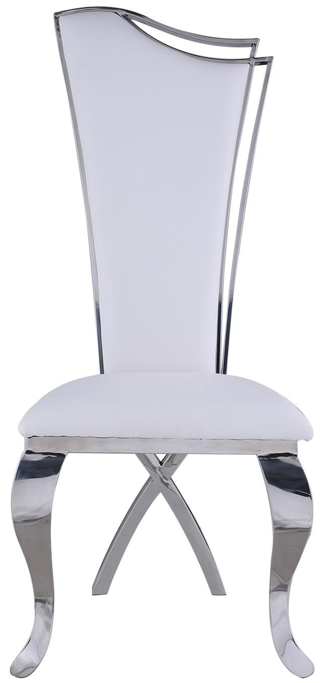 NADIA Contemporary Tall-Back Upholstered Side Chair