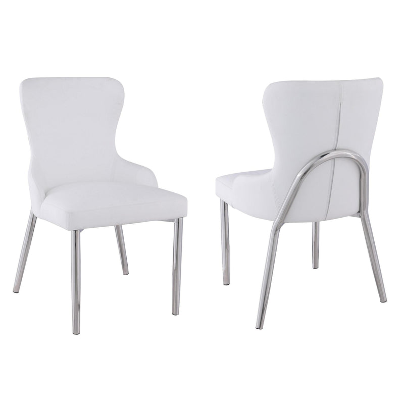 EVELYN Contemporary Wing-Back Side Chair