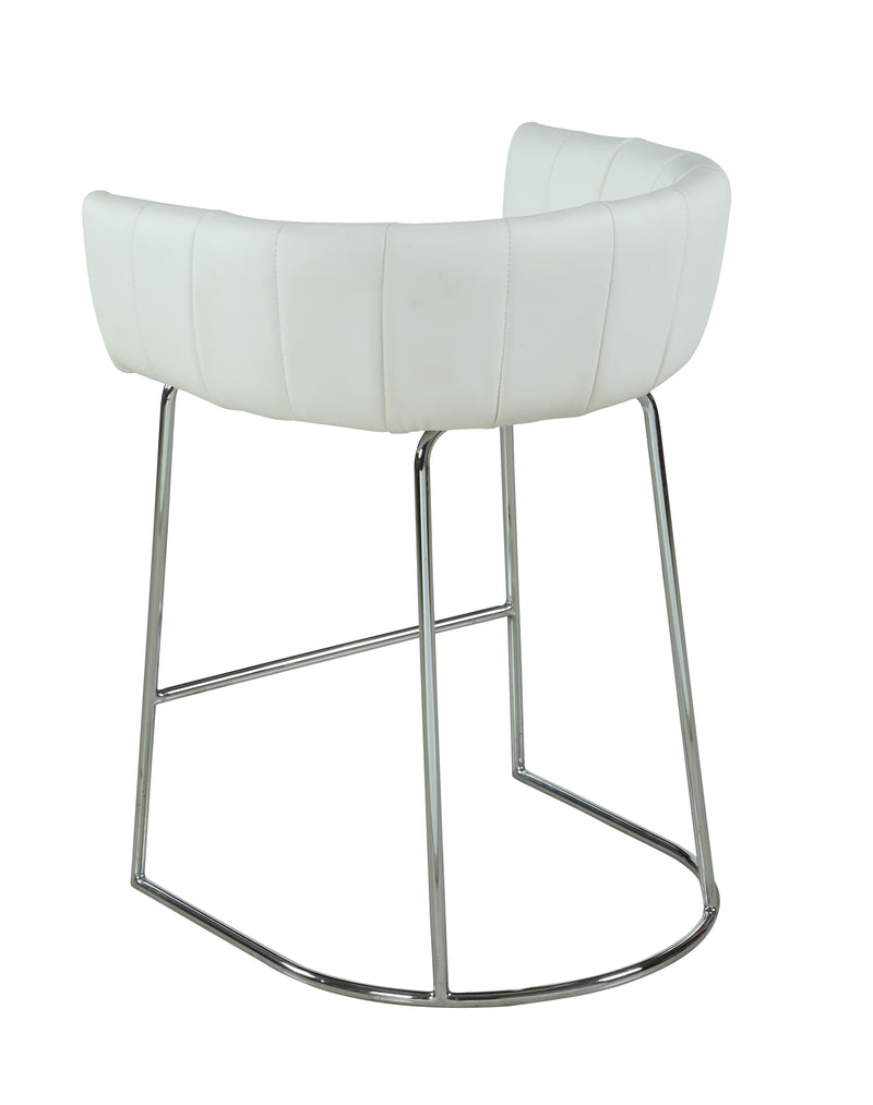 DENISE Contemporary Channel Back Counter Stool
